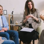 Interest Groups - Woman discussing problem during group therapy