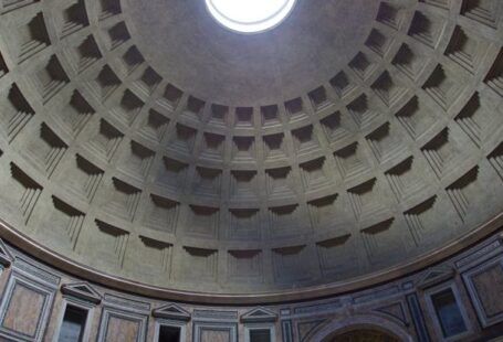 Pantheon - People Gathering in Dome Building
