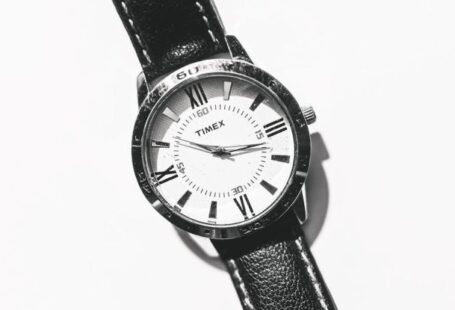 Roman Fashion - Wristwatch with strap on white surface